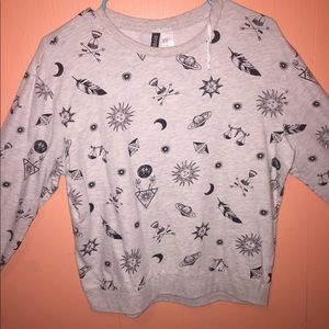 Light Grey/silver Sweatshirt